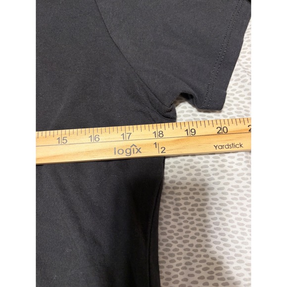 Port & CO. Leo Chicago White Cassox V-Neck Graphic T-Shirt Black Womens L VTG - Picture 5 of 7